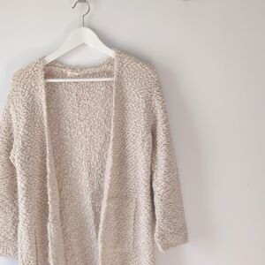 Long Boucle Cardigan